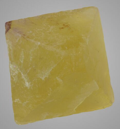 Yellow Cleaved Fluorite Octahedron - Illinois #36155